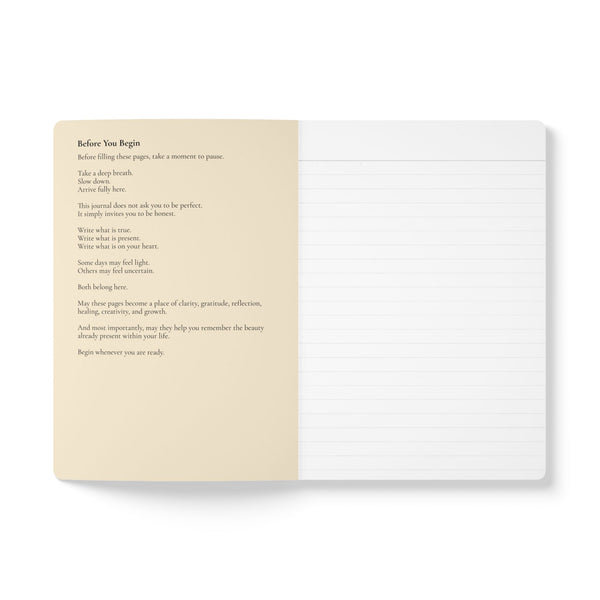 Gratitudist Softcover Journal — Guided Gratitude Notebook with Lotus Design