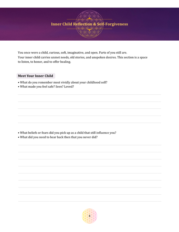 Sacred Self: Identity & Purpose Discovery Workbook