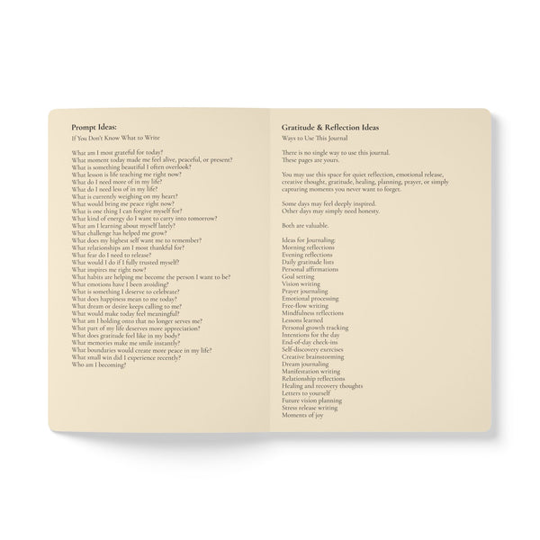 Gratitudist Softcover Journal — Guided Gratitude Notebook with Lotus Design