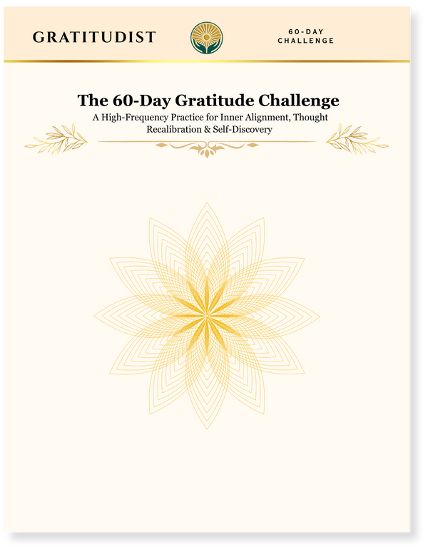 60-Day Gratitude Challenge - TOOLS FOR ALIGNED LIVING EDITION