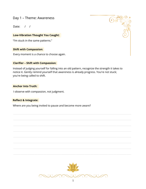 The 60-Day Gratitude Code: High-Frequency Thought Upgrade Journal