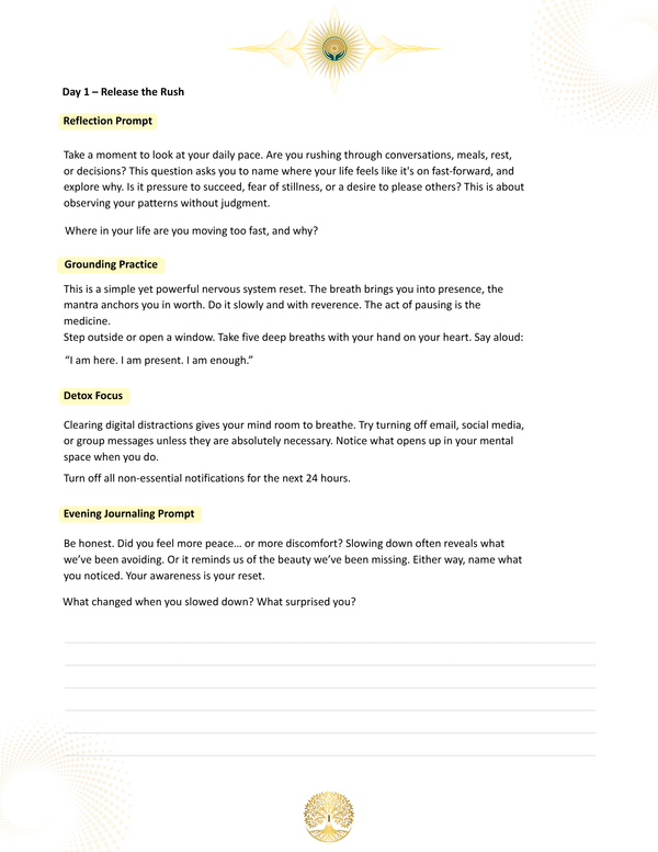 Reset & Rise Collection - Bundle - Theme: Emotional healing, nervous system regulation, energetic clarity