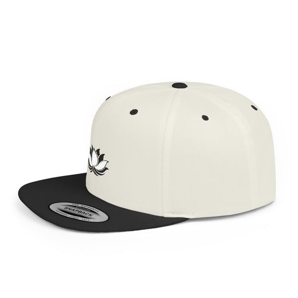 Lotus Flat Bill Snapback